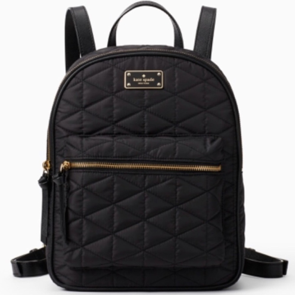 Authentic Kate Spade quilted backpack